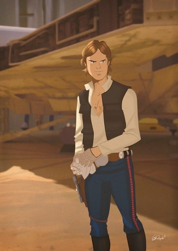 HAN SOLO ANIMADO