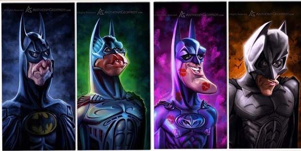 LA EVOLUCIÓN DE BATMAN POR ANTHONY GEOFFROY