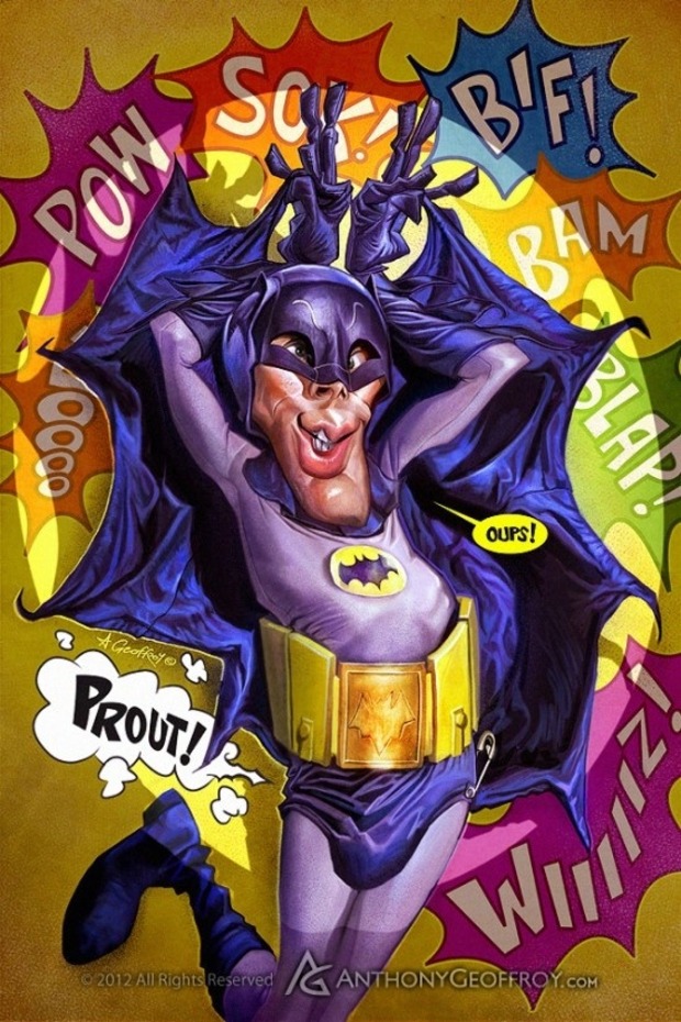 OLVIDÉ EL BATMAN DE ADAM WEST. POR ANTHONY GEOFFROY