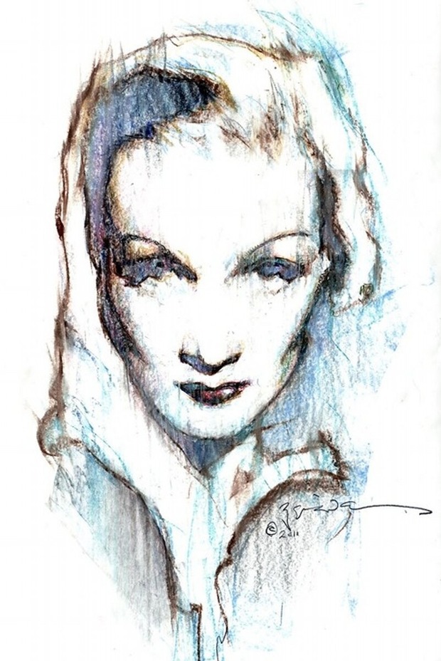 MARLENE DIETRICH POR EL GRAN BILL SIENKIEWICZ