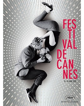 CARTEL DE CANNES 2013. BESO DE PAUL NEWMAN Y JOAN WOODWARD