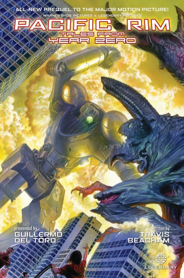 PORTADA DE ALEX ROSS PARA LA NOVELA GRAFICA PRECUELA DE 'PACIFIC RIM'