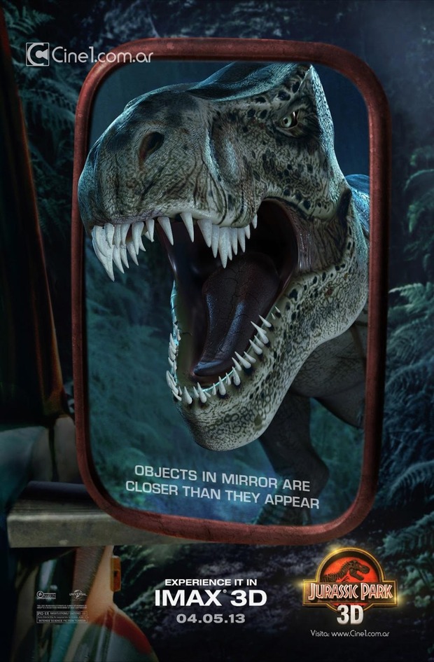 'JURASSIC PARK 3D' POSTER IMAX