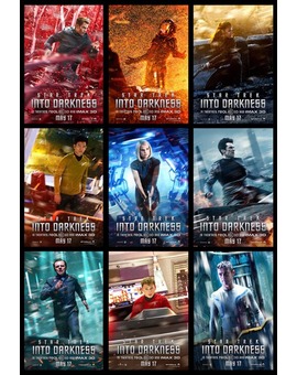 'STAR TREK INTO DARKNESS' POSTERS