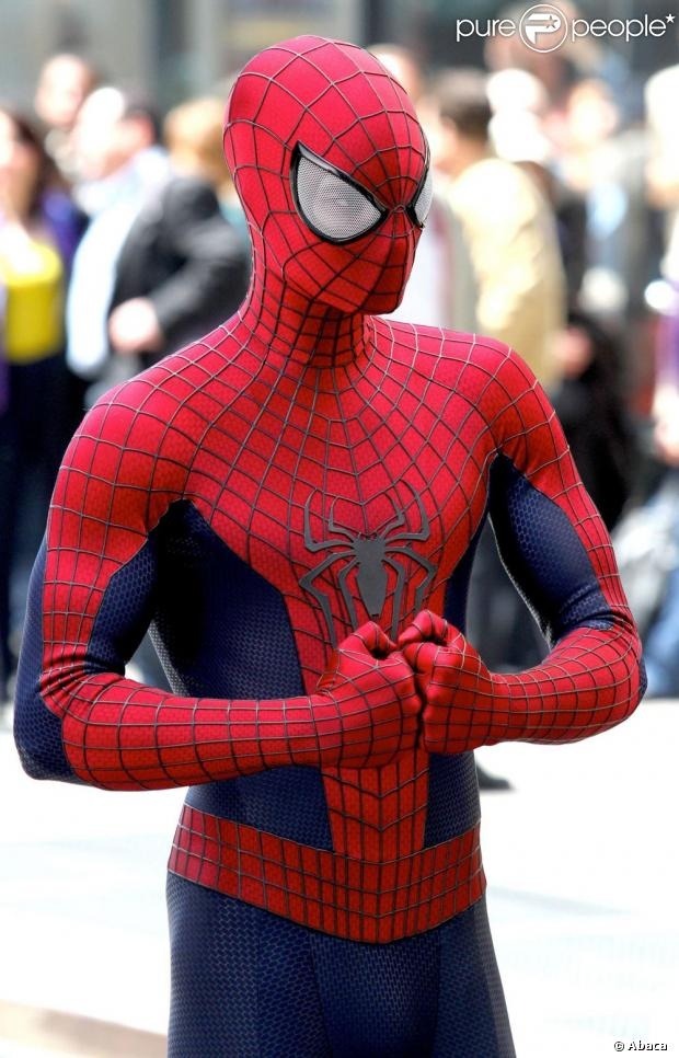 VIDEO CORTISIMO EN EL RODAJE DE 'AMAZING SPIDER-MAN 2'