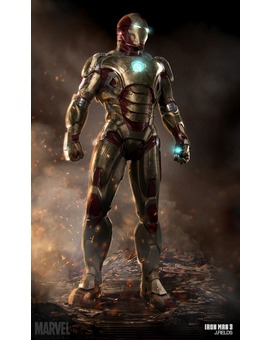 'IRON MAN 3' CONCEPT ART DE JUSTIN GOBY FIELDS