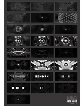 'IRON MAN 3' STORYBOARD DE JUSTIN GOBY FIELDS (VERSIÓN 1)