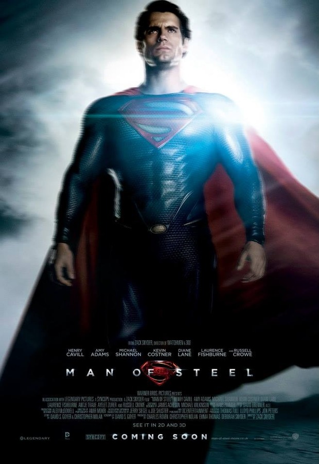 'MAN OF STEEL' POSTER DE SUPERMAN