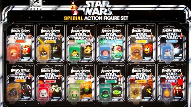 FIGURAS ANGRY BIRDS STAR WARS DE HASBRO EXCLUSIVAS PARA LA COMIC-CON 2013 DE SAN DIEGO ($24,99)