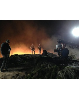 EN EL RODAJE DE 'GODZILLA'