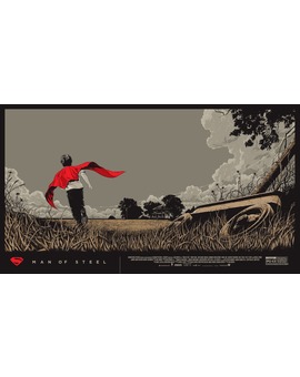 'MAN OF STEEL' POSTER DE MARTIN ANSIN Y KEN TAYLOR (MONDO POSTER) 2/2