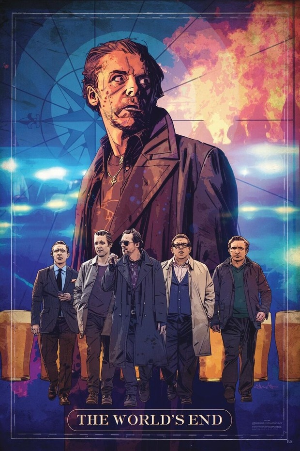 ' THE WORLD'S END' POSTER DE TOMMY LEE EDWARDS