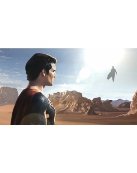 CHRISTOPHER REEVE Y HENRY CAVIL CARA A CARA EN UNA ANIMACIÓN DE SUPERMANES