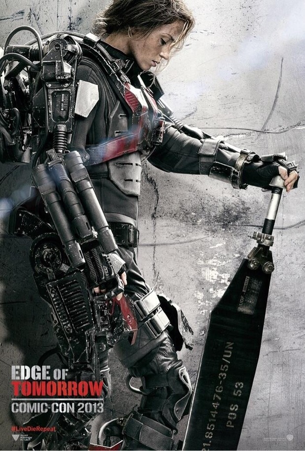 'EDGE OF TOMORROW' POSTER DE EMILY BLUNT