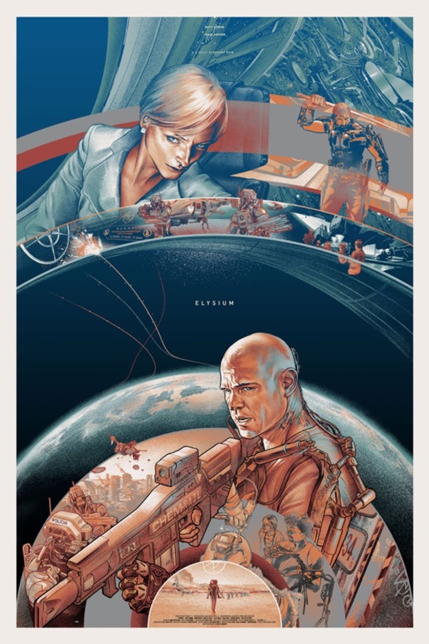 'ELYSIUM' POSTER DE MARTIN ANSIN PARA MONDO POSTER