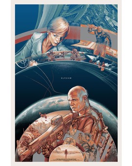 'ELYSIUM' POSTER DE MARTIN ANSIN PARA MONDO POSTER
