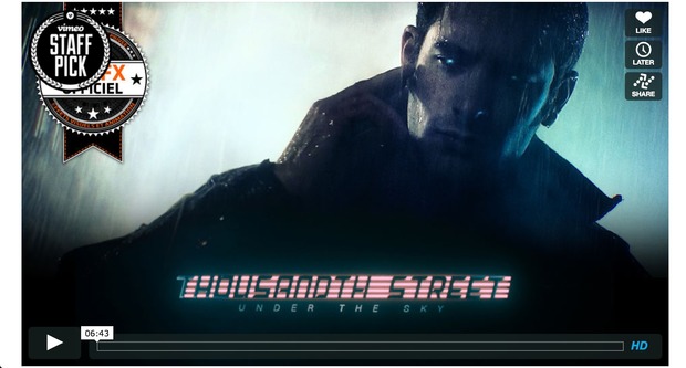 'THOUSANDTH STREET: UNDER THE SKY' CORTO ESTILO 'BLADE RUNNER'