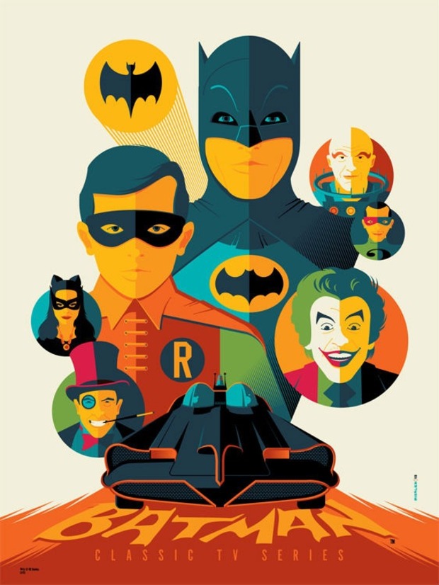 'BATMAN' POSTER DE LA SERIE DE TV DE TOM WHALEN