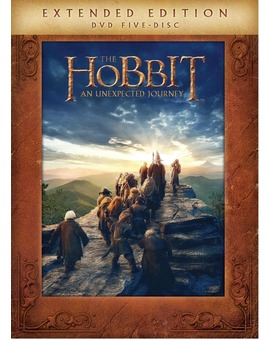 'EL HOBBIT' LA CARÁTULA DE LA EDICION EXTENDIDA USA EN DVD (UNA CURIOSIDAD, POR COMPARAR)