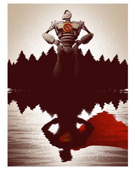 EL GIGANTE DE HIERRO/SUPERMAN POR ADAM RABALAIS