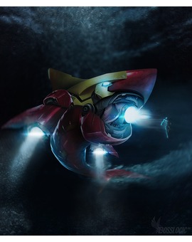 IRON MAN SHARK ARMOUR. AL ESTILO 'SHARKNADO', VAMOS CREANDO ESCUELA :)