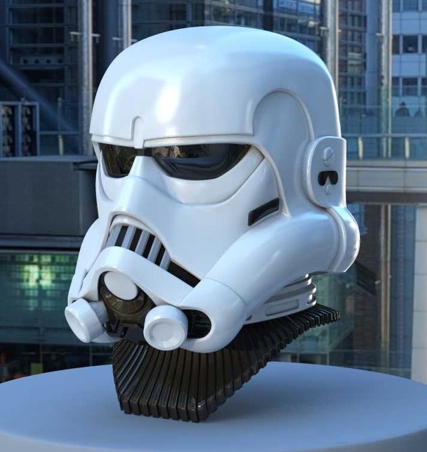 CASCO DE STORMTROOPER SEGÚN EL DISEÑO DE RALPH McQUARRIE