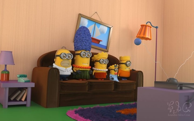 LOS MINIONS-SIMPSONS