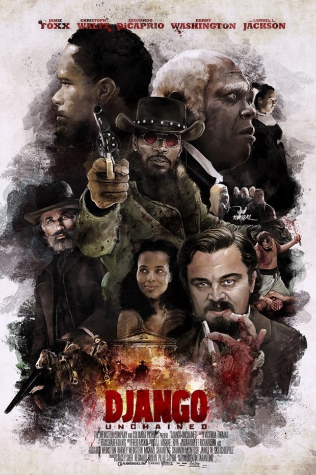 'DJANGO UNCHAINED' POSTER DE VLAD RODRÍGUEZ