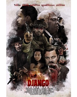 'DJANGO UNCHAINED' POSTER DE VLAD RODRÍGUEZ
