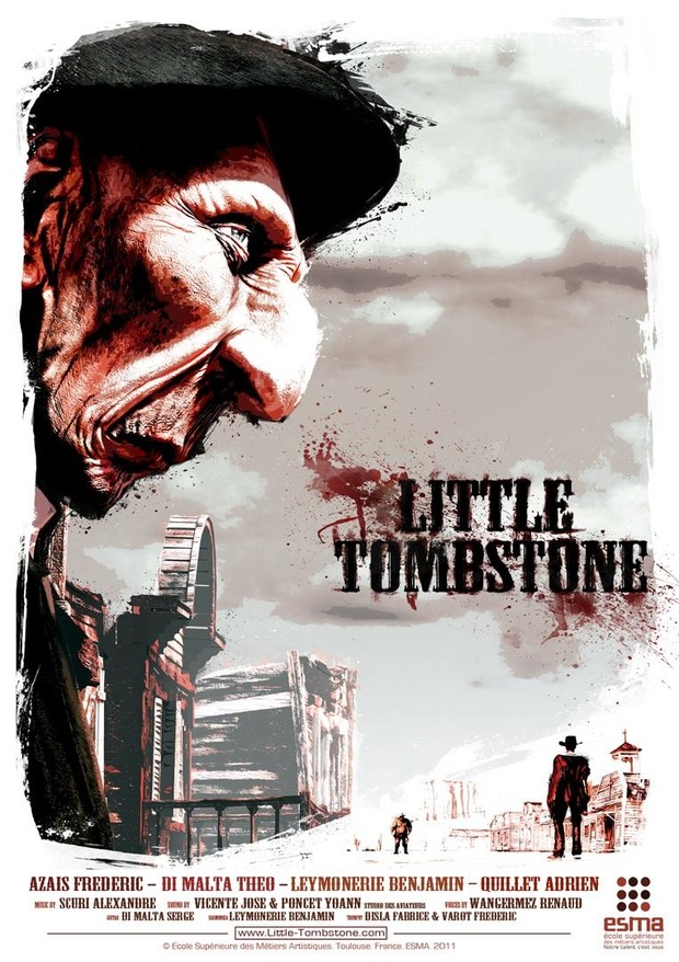 'LITTLE TOMBSTONE' DE FREDERIC AZAIS, THEO DI MALTA, BENJAMÍN LEYMONERIIE Y AURIEN QUILLET (CORTOMETRAJE DE ANIMACIÓN)