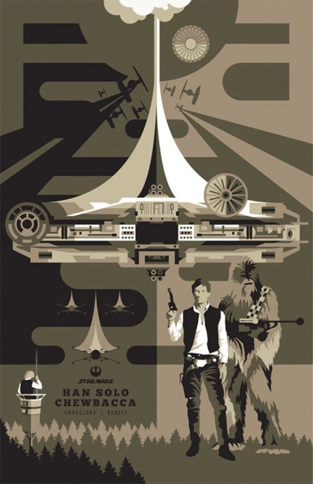 'STAR WARS' POSTERS DE BEN SMITH 2/4