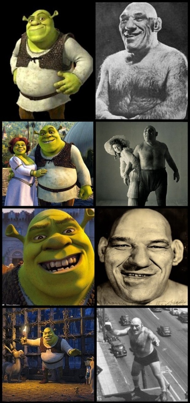 MAURICE TILLET (1903-1954) LUCHADOR FRANCÉS INSPIRADOR DE SHREK