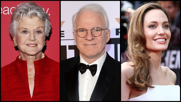 ANGELA LANSBURY, STEVE MARTIN, ANGELINA JOLIE Y PIERO TOSI OSCAR HONORÍFICO 