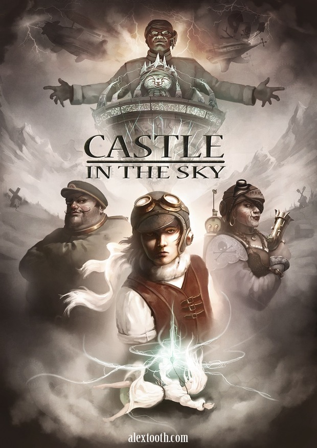POSTERS DE LAS PELÍCULAS DE HAYAO MIYAZAKI POR ALEX TOOTH 10/10