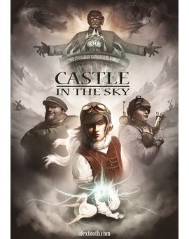 POSTERS DE LAS PELÍCULAS DE HAYAO MIYAZAKI POR ALEX TOOTH 10/10