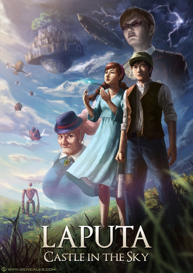 POSTERS DE LAS PELÍCULAS DE HAYAO MIYAZAKI POR ALEX TOOTH 6/10
