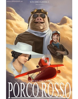 POSTERS DE LAS PELÍCULAS DE HAYAO MIYAZAKI POR ALEX TOOTH 4/10