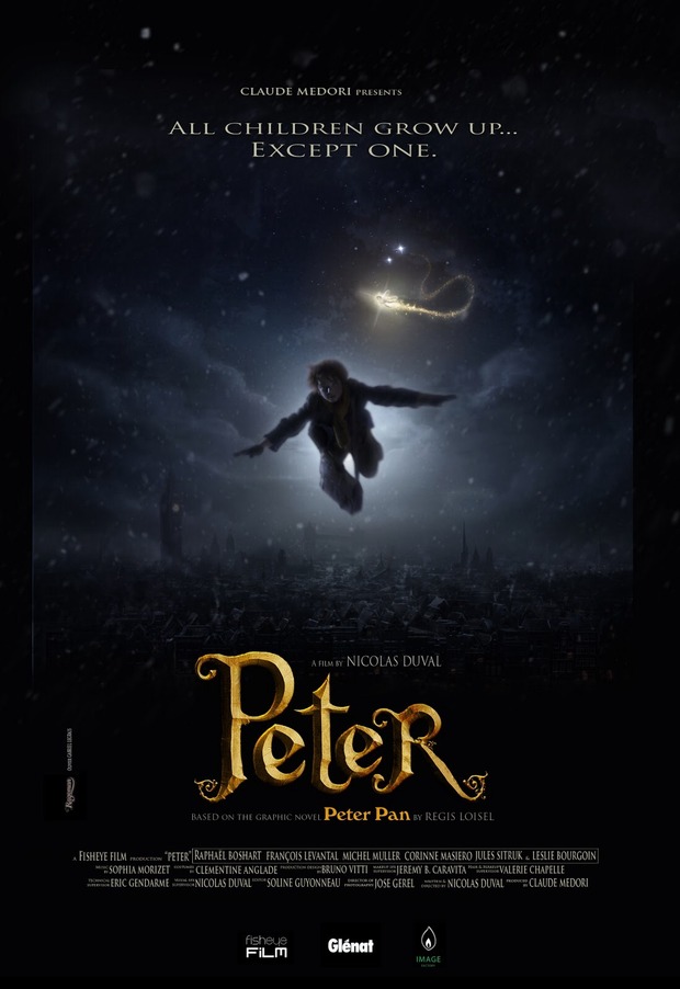 'PETER' CORTO DE NICOLAS DUVAL BASADO EN LA OBRA MAESTRA 'PETER PAN' DE RÉGIS LOISEL. FANTÁSTICO.