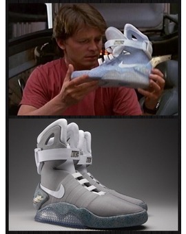 LAS NIKE MAG AUTOAJUSTABLES DE MARTY McFLY SE PONDRÁN A LA VENTA EN 2015. CONFIRMADO POR EL DISEÑADOR DE NIKE, TINKER HATFIELD