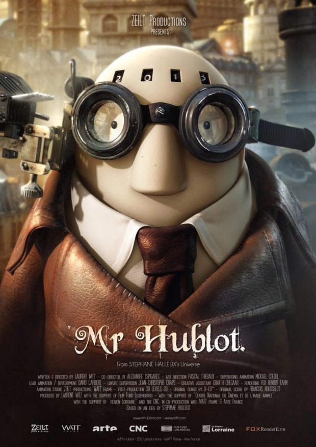 'MR.HUBLOT' DE LAURENT WITZ Y ALEXANDRE ESPIGARES. EL CORTO DE ANIMACIÓN GANADOR DEL OSCAR