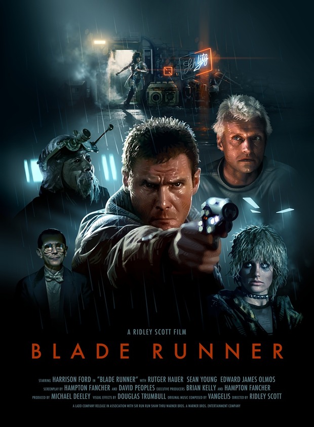 'BLADE RUNNER' POSTER DE BRIAN TAYLOR