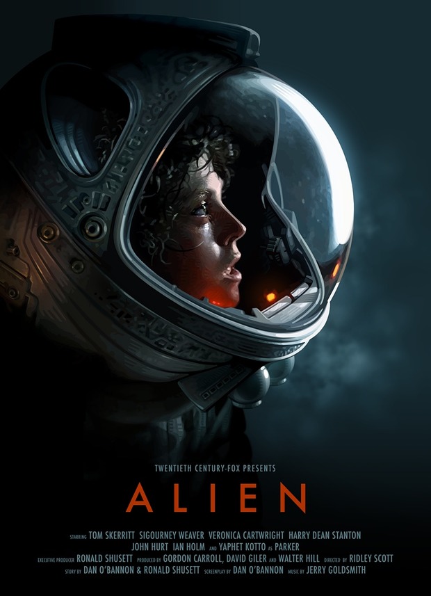'ALIEN' POSTER DE BRIAN TAYLOR