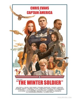 'CAPITÁN AMÉRICA. EL SOLDADO DE INVIERNO' POSTER DE PAOLO RIVERA