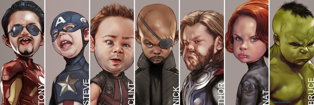 ' LITTLE AVENGERS' DE BEN OLIVER.