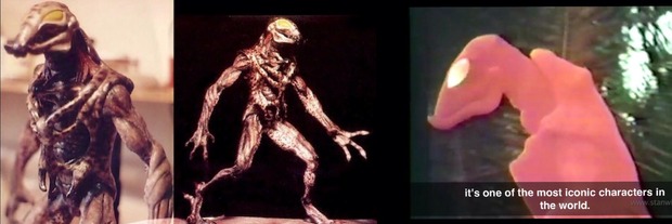 ASÍ ERA EL TRAJE DE VAN DAMME EN 'DEPREDADOR'. IMPAGABLE EL VIDEO DE LAS PRUEBAS DE CÁMARA.