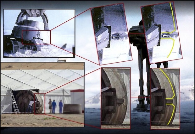 ¿Están montando un AT-AT en Tatooine?