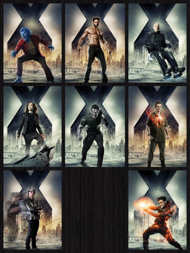 'X-MEN. DÍAS DE FUTURO PASADO'. Pósters de personajes. 3/3