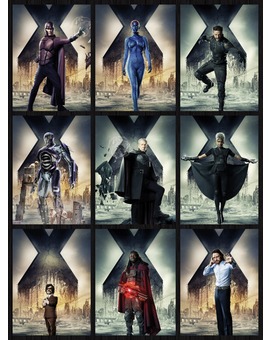'X-MEN. DÍAS DE FUTURO PASADO'. Pósters de personajes. 1/3