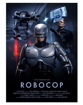 'ROBOCOP'. Poster de BRIAN TAYLOR.
