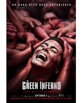 'THE GREEN INFERNO de ELI ROTH. Poster.